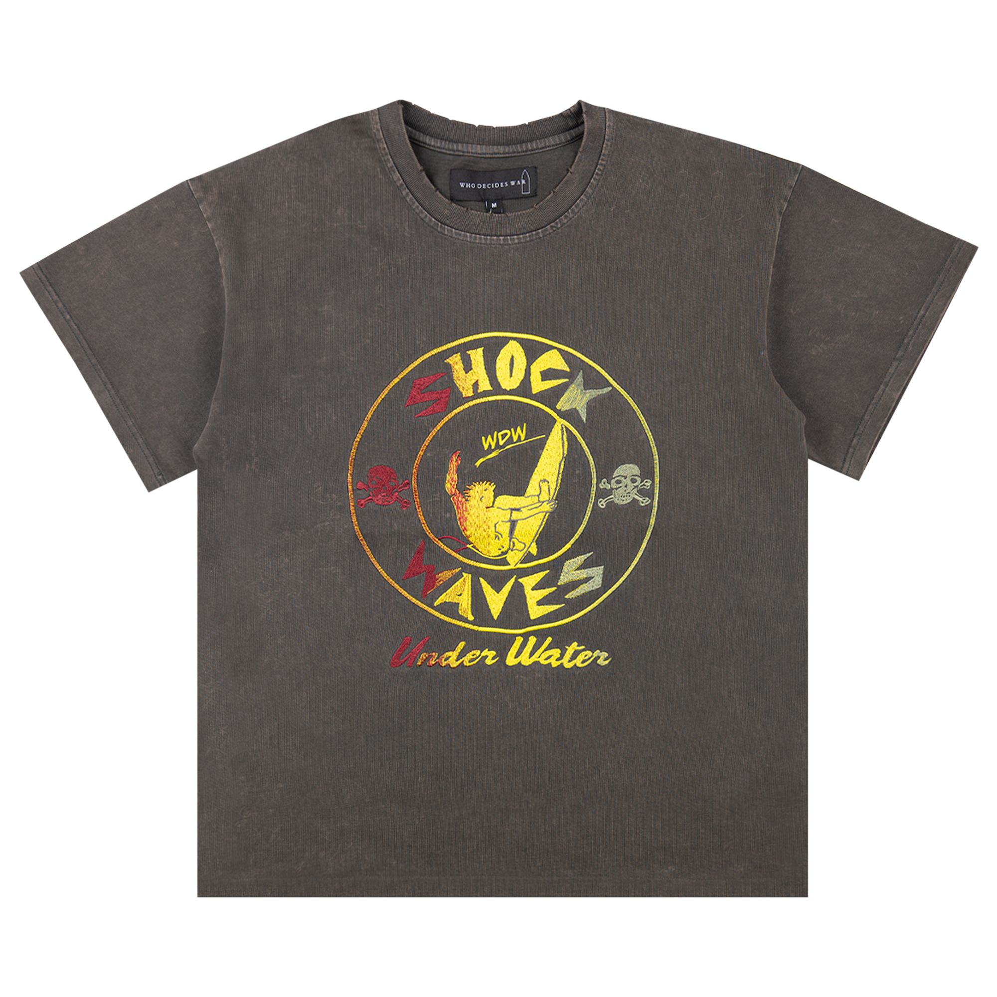 Pre-owned Who Decides War Shock Waves Jersey 'coal' In Black