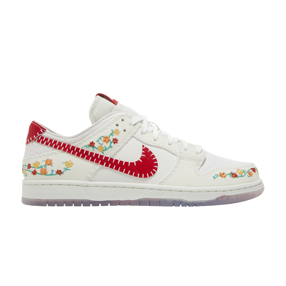 Pre-owned Nike Dunk Low Decon Sb 'n7 - Sail University Red' In White