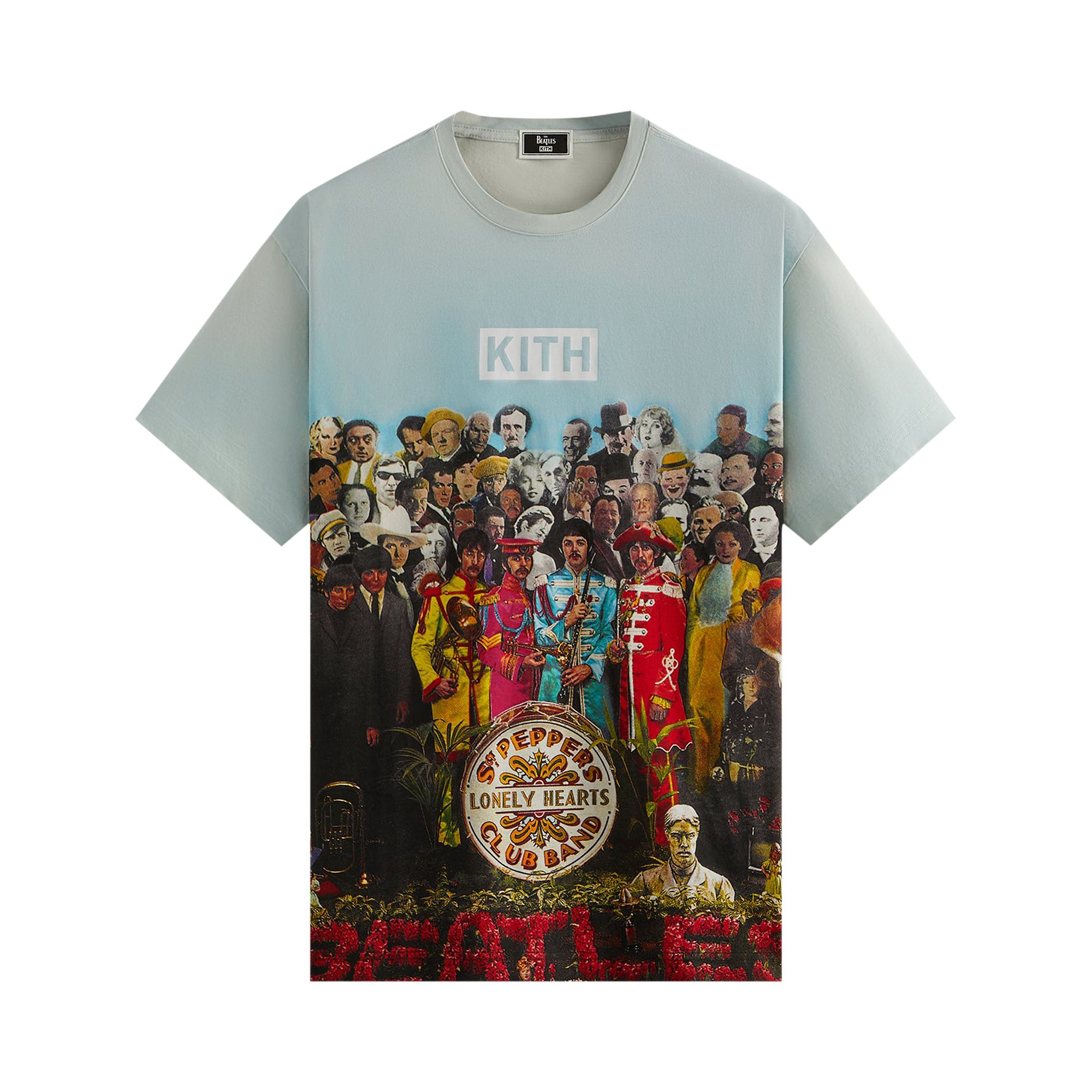 Kith For The Beatles SGT Pepper Vintage Tee 'Chalk' | Multi-Color | Men's Size M