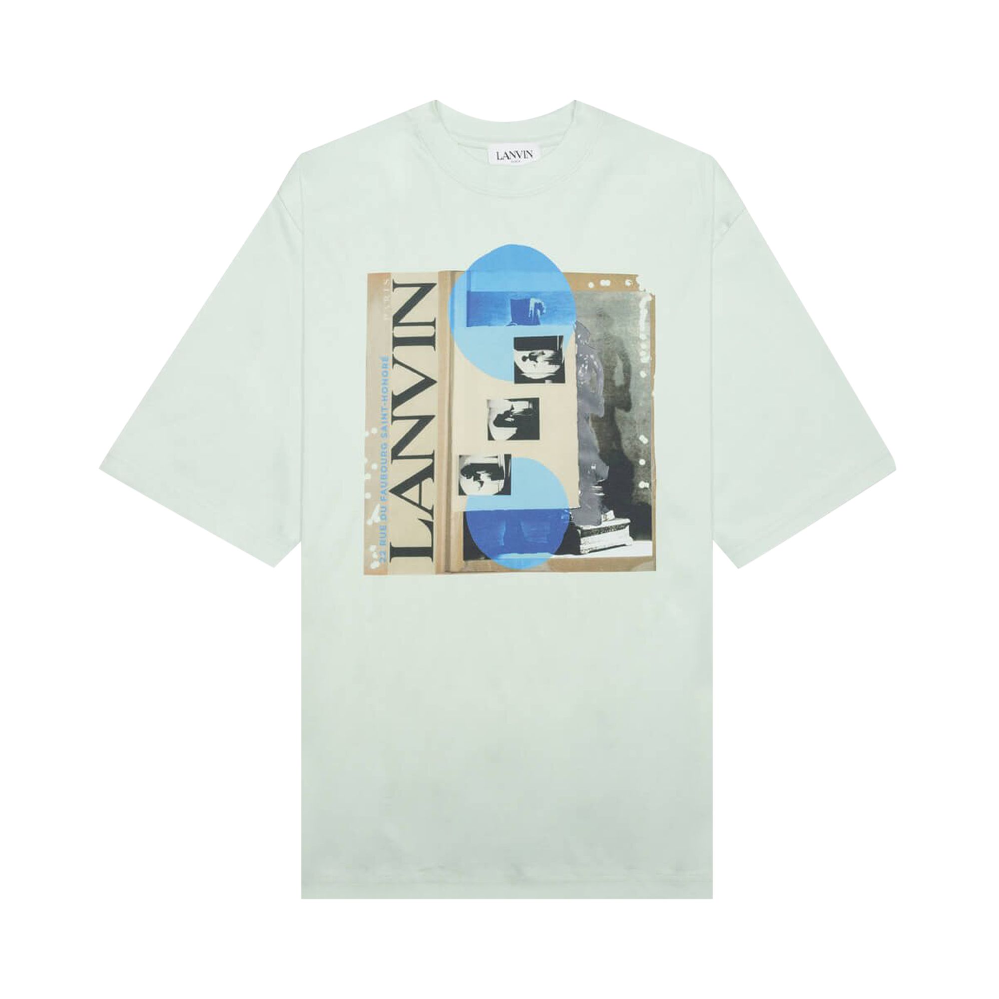 Pre-owned Lanvin Seasonal Print T-shirt 'sage' | Green | Men's Size Xxl