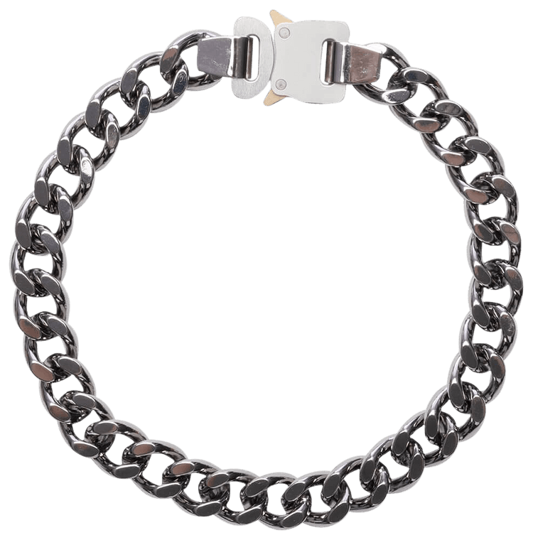 ALYX 3連チェーン 1017 ALYX 9SM チェーンバックル ネックレス | シルバートーン