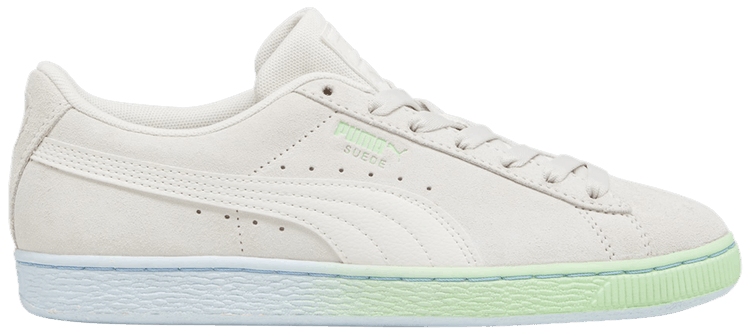 Puma Wmns Suede Classic Beach Days   White Spring Fern