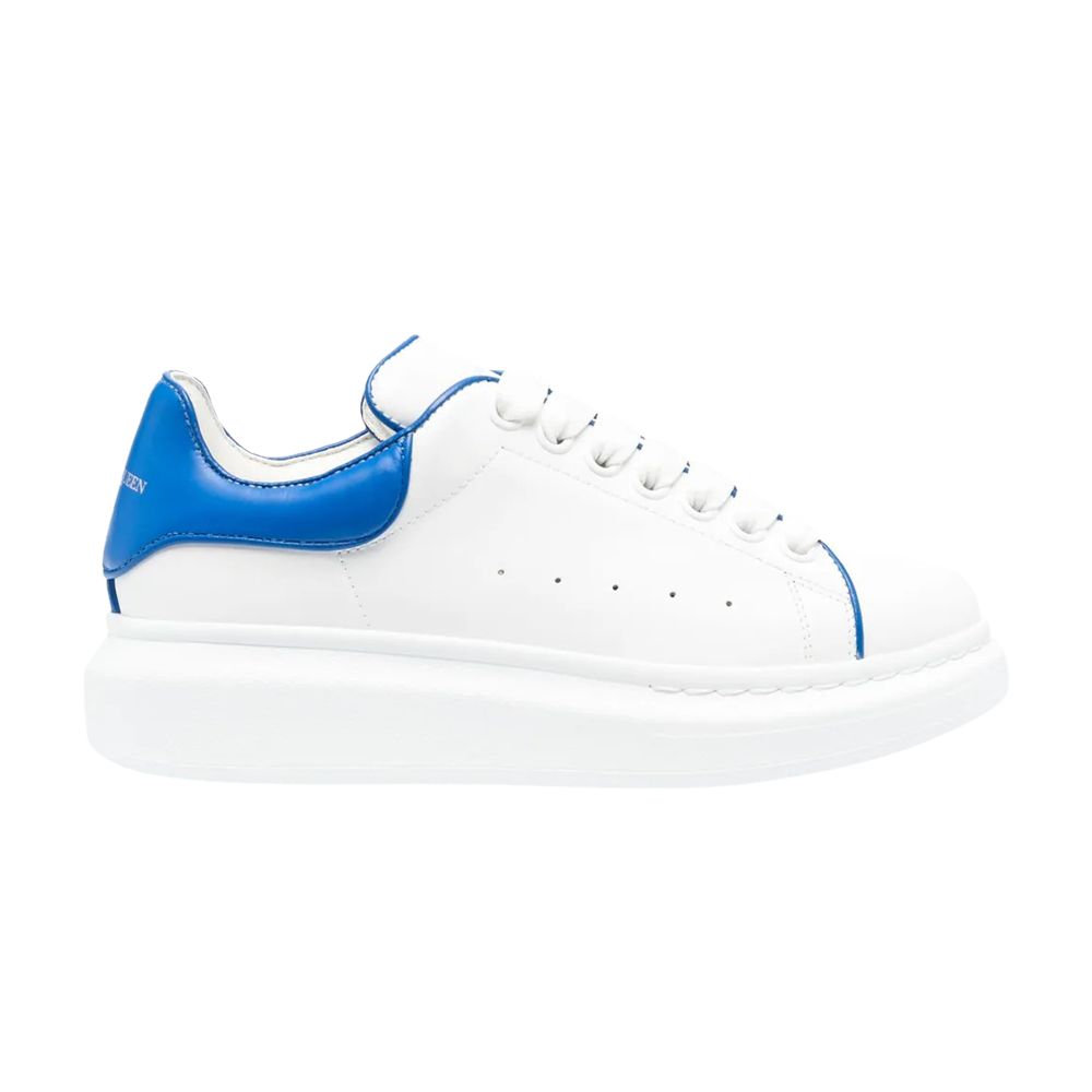 Pre-owned Alexander Mcqueen Wmns Oversized Sneaker 'white Blue Piping' | Women's Size 36.5