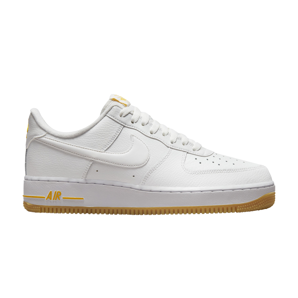 Pre-owned Nike Air Force 1 '07 'white University Gold Gum'