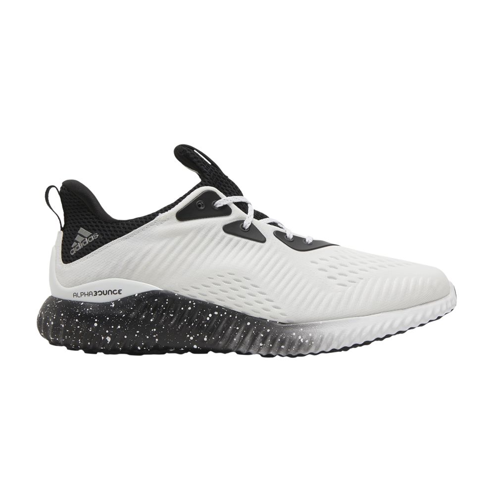 ADIDAS ORIGINALS ALPHABOUNCE 1 'WHITE BLACK SPECKLED'