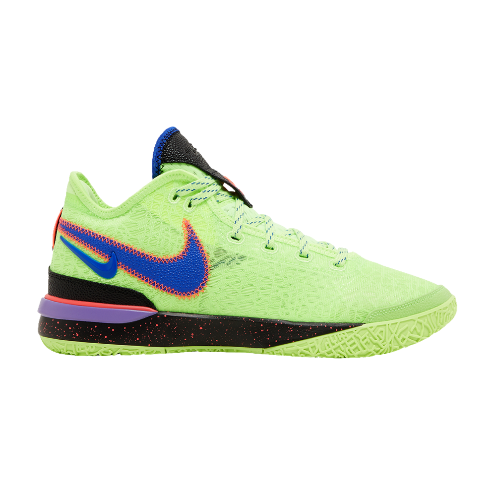 Pre-owned Nike Zoom Lebron Nxxt Gen 'glitch' In Green