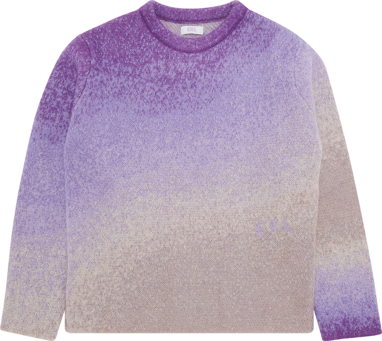 ERL Gradient Crewneck Sweater 'Purple'