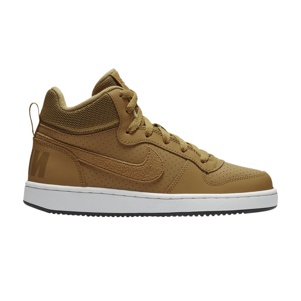 Pre-owned Nike Court Borough Mid Gs 'wheat' | Tan | Kid's Size 7 In Brown