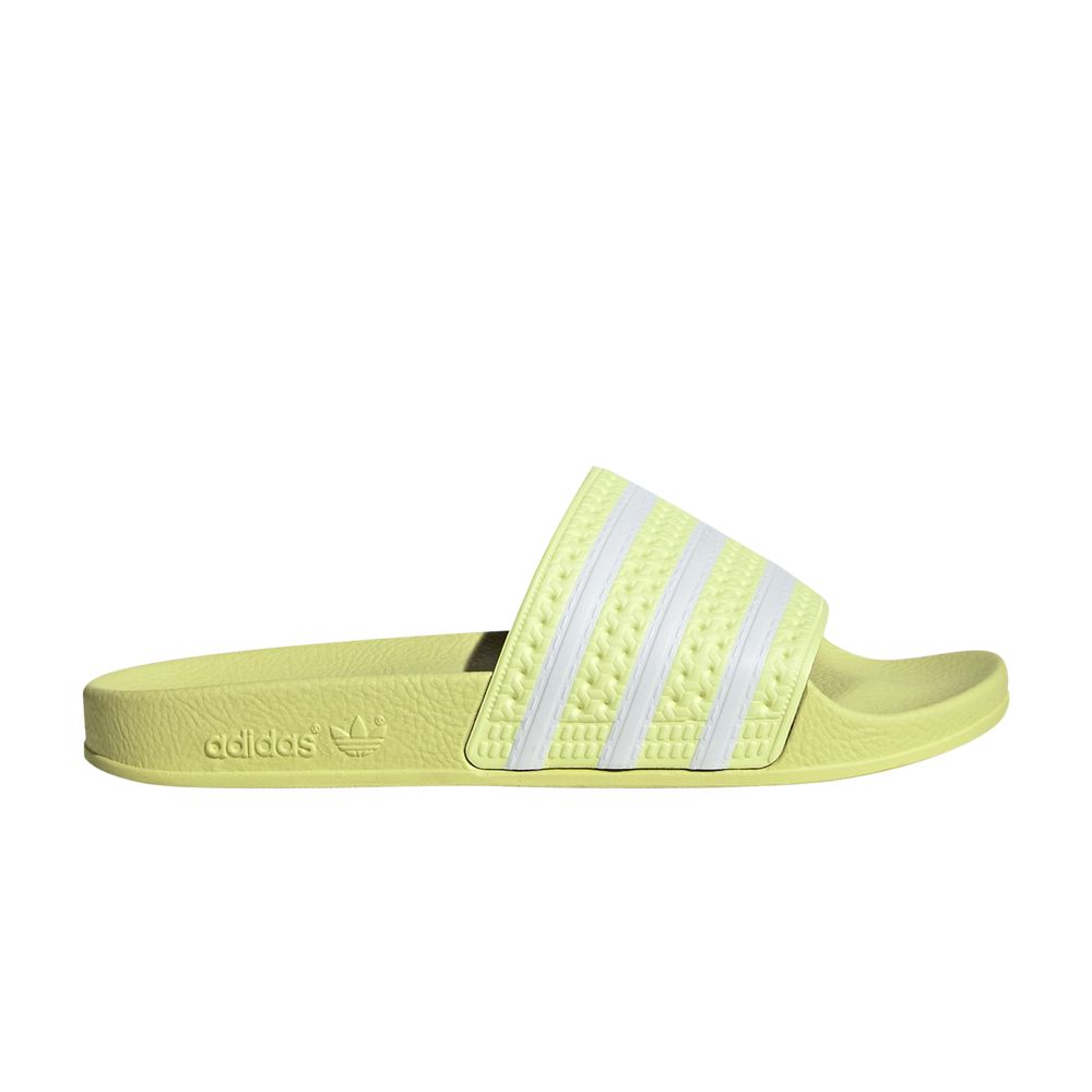 Pre-owned Adidas Originals Wmns Adilette Slide 'pulse Yellow'