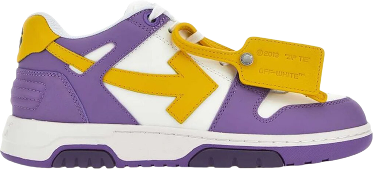 Off-White Out of Office Low 'Purple Yellow'