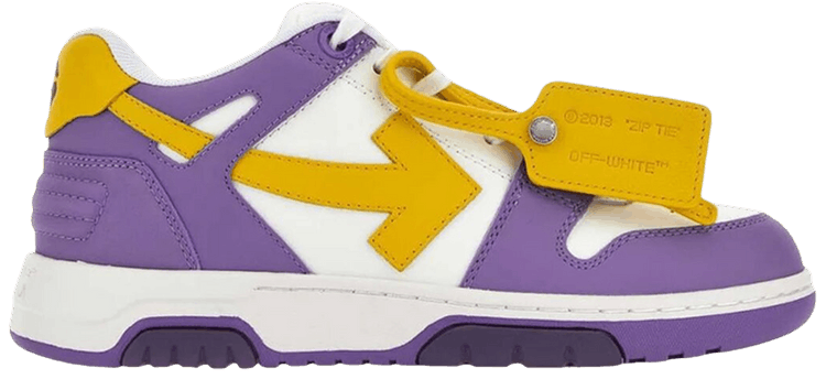 スニーカー OFF WHITE Men Sneakers OMIA244S25LEA0014914 Purple Buy Off-White Out of Office Low 'Purple Yellow