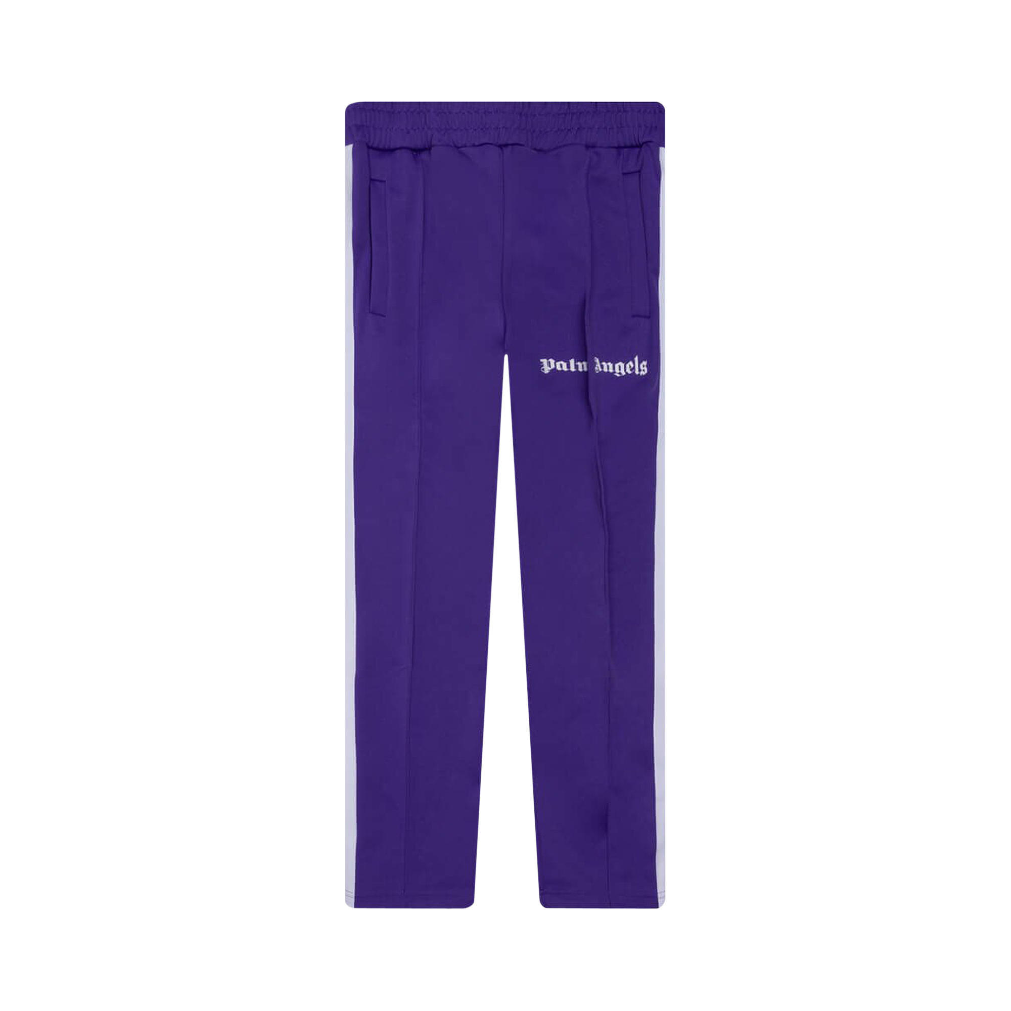 Pre-owned Palm Angels Classic Track Pants 'purple/white'