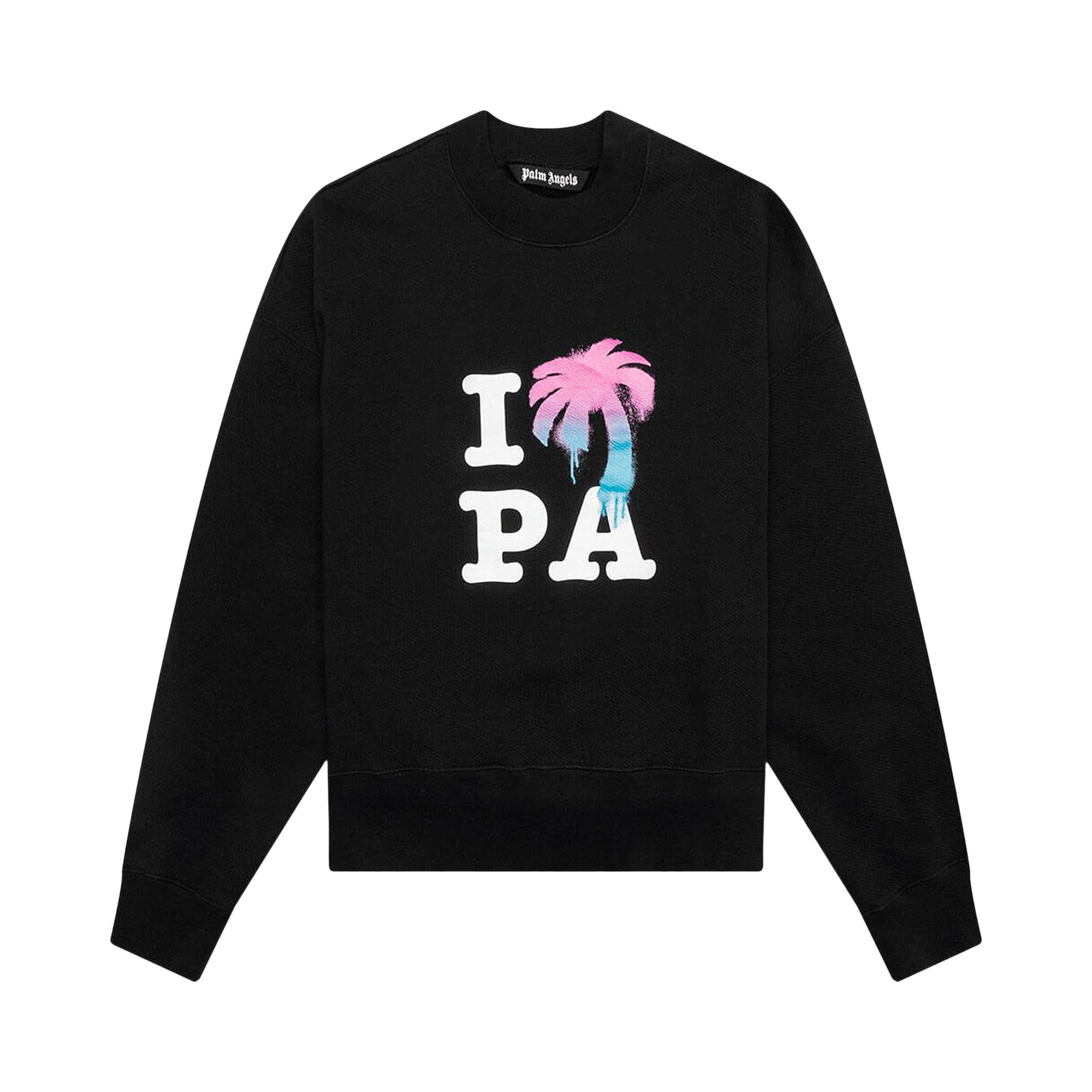 Pre-owned Palm Angels I Love Pa Crew 'black/multicolor'