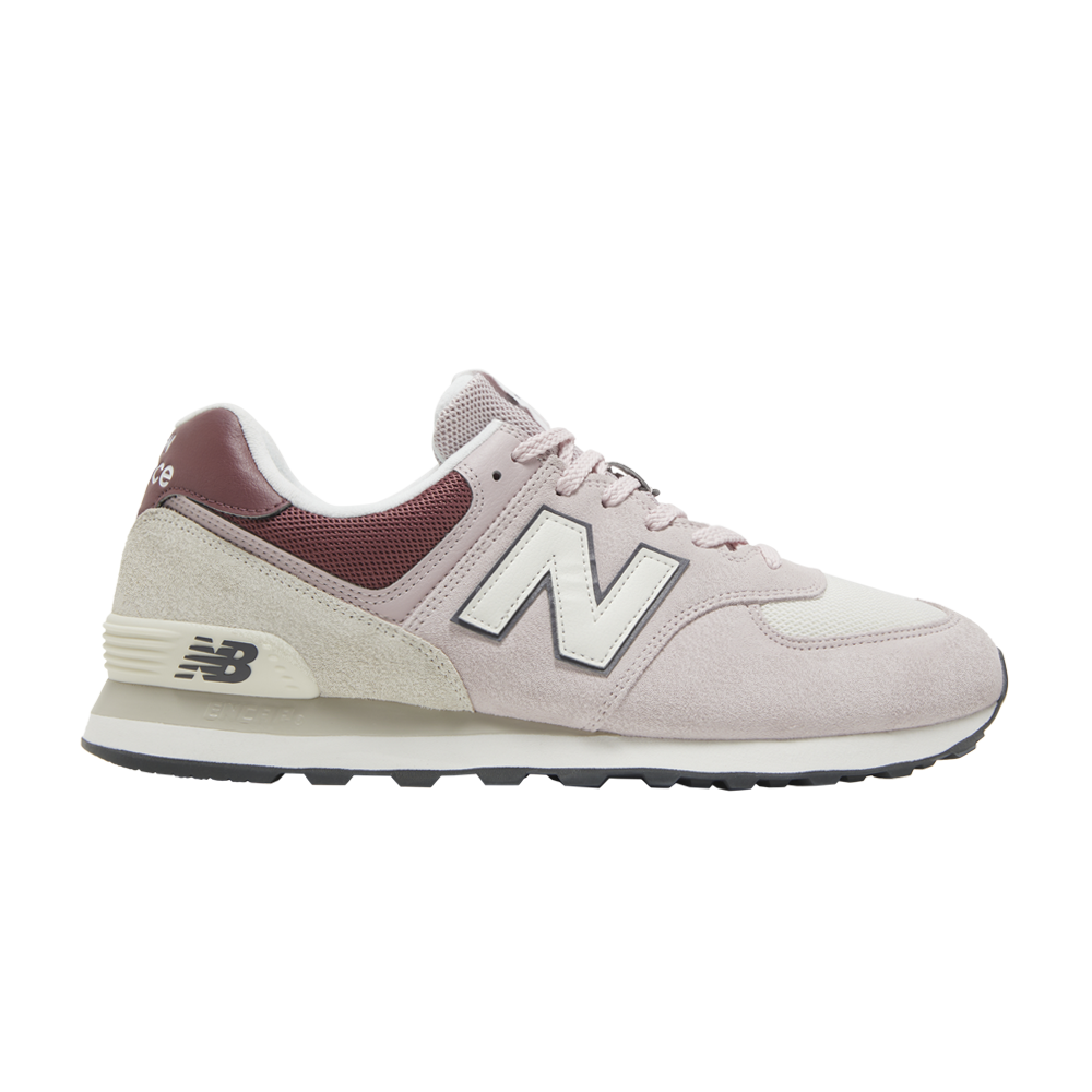 Pre-owned New Balance 574 'pink Burgundy'