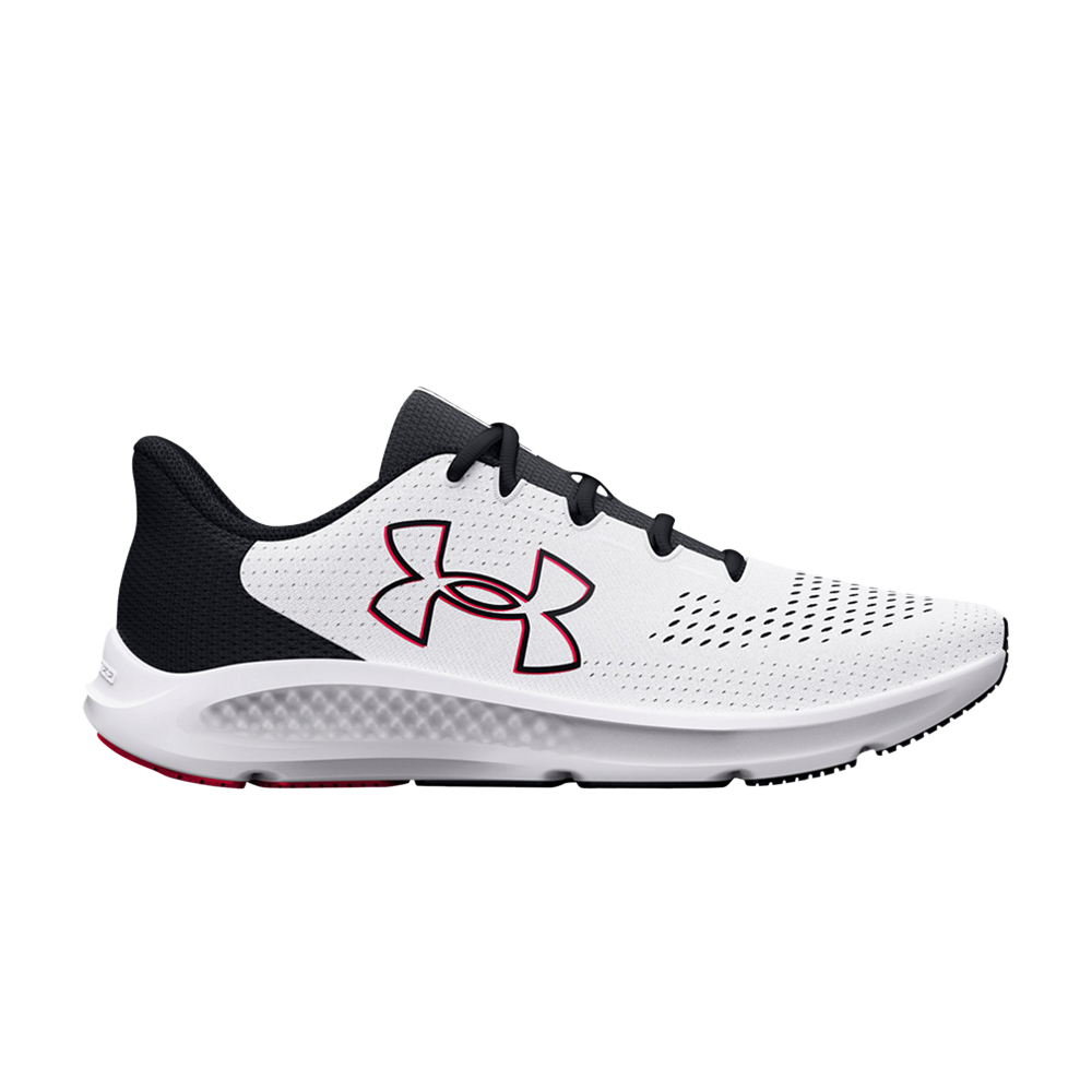 Pre-owned Under Armour Charged Pursuit 3 'big Logo - White Black'