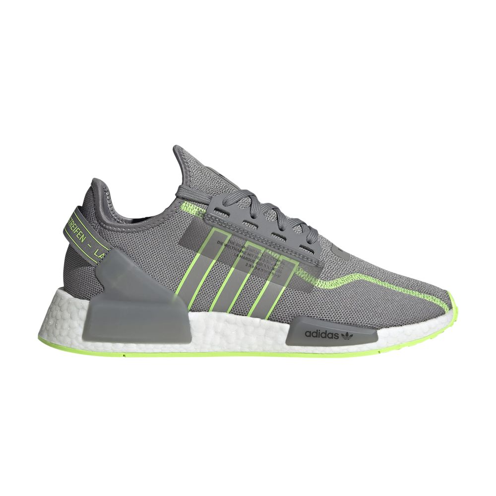 ADIDAS ORIGINALS NMD_R1 V2 'GREY SIGNAL GREEN'