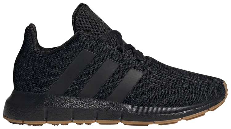 Adidas Swift Run 10 Little Kid Black Gum