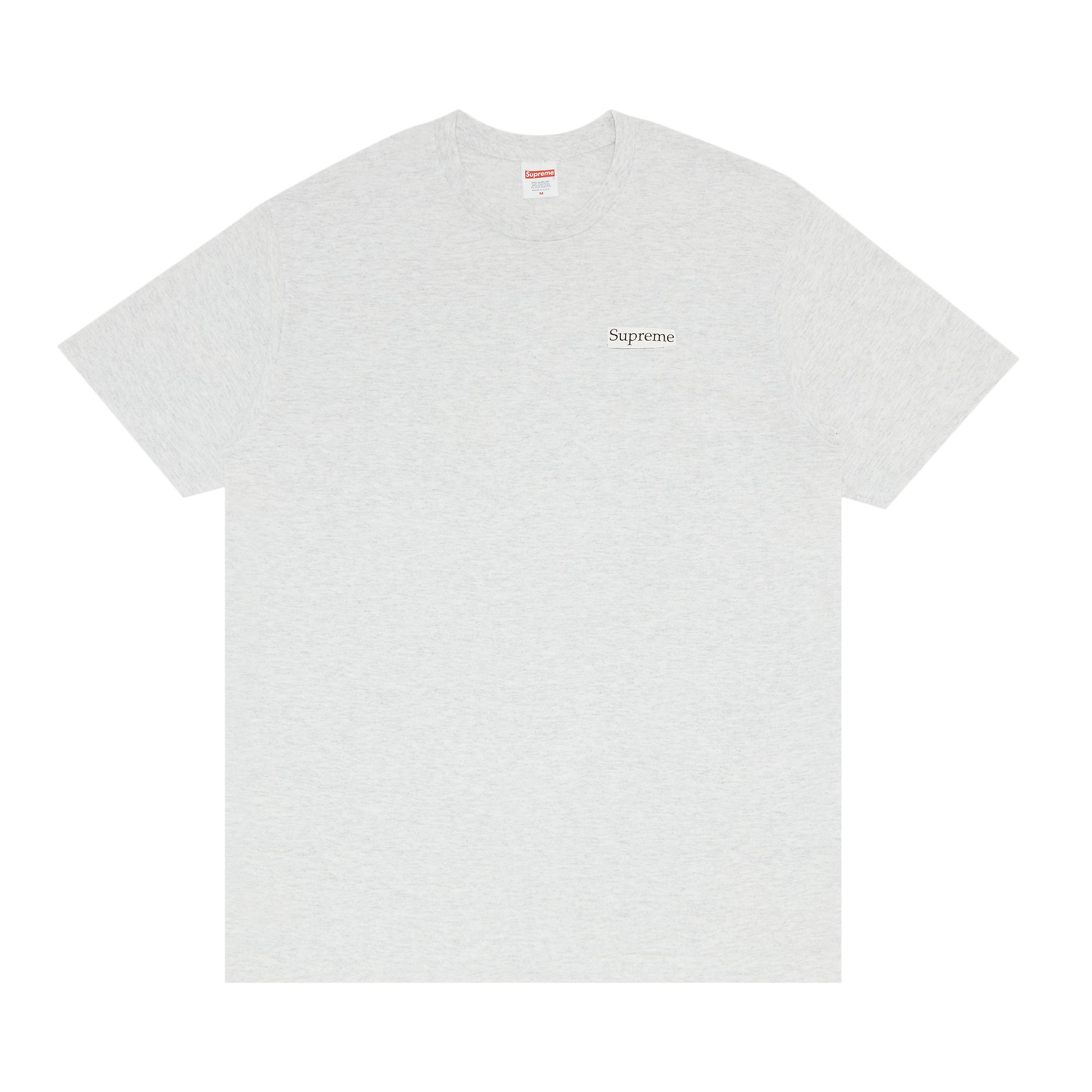SUPREME SUPREME BLOWFISH TEE 'ASH GREY'
