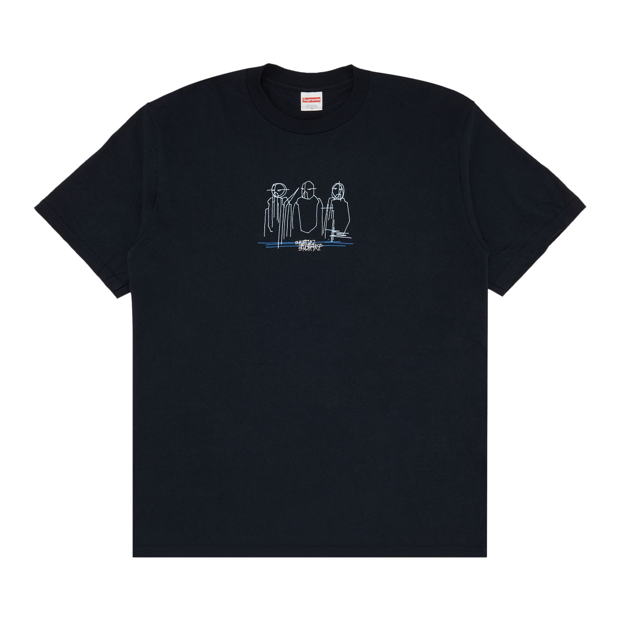 SUPREME SUPREME THREE KINGS TEE 'NAVY'