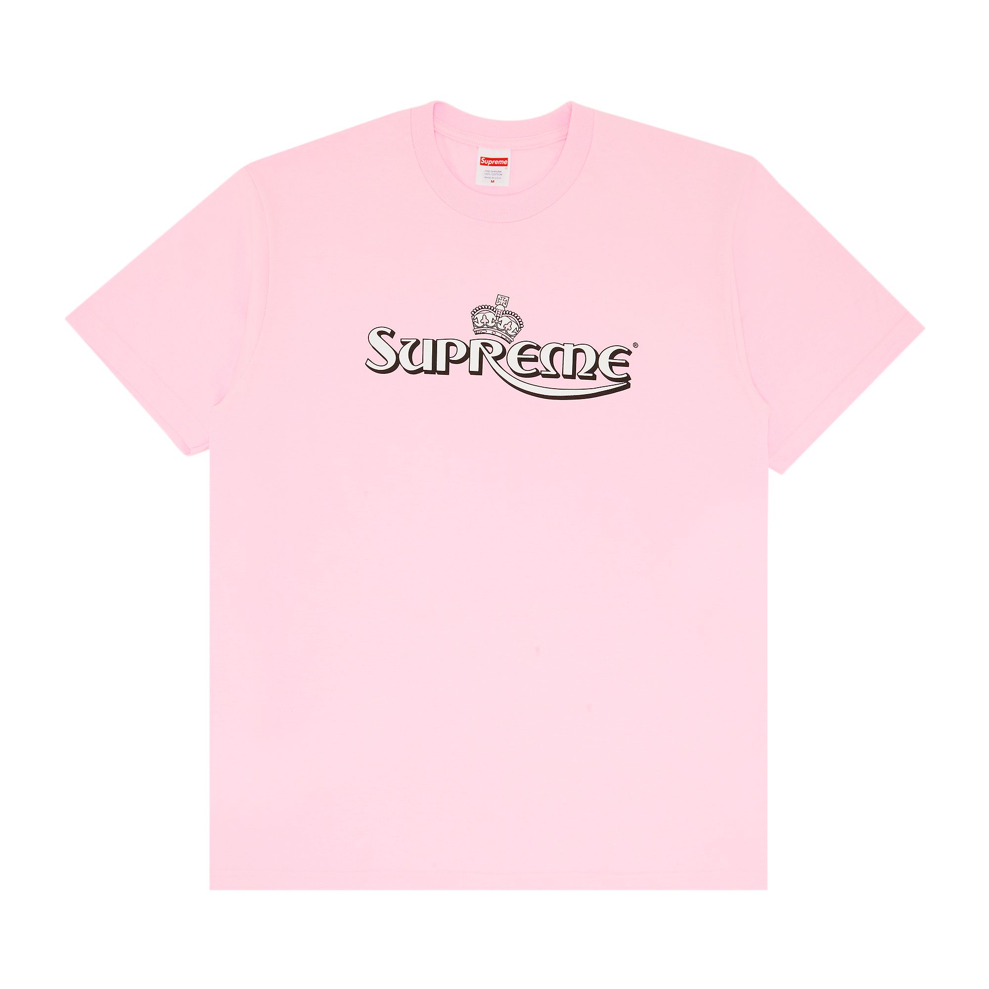 SUPREME SUPREME CROWN TEE 'LIGHT PINK'