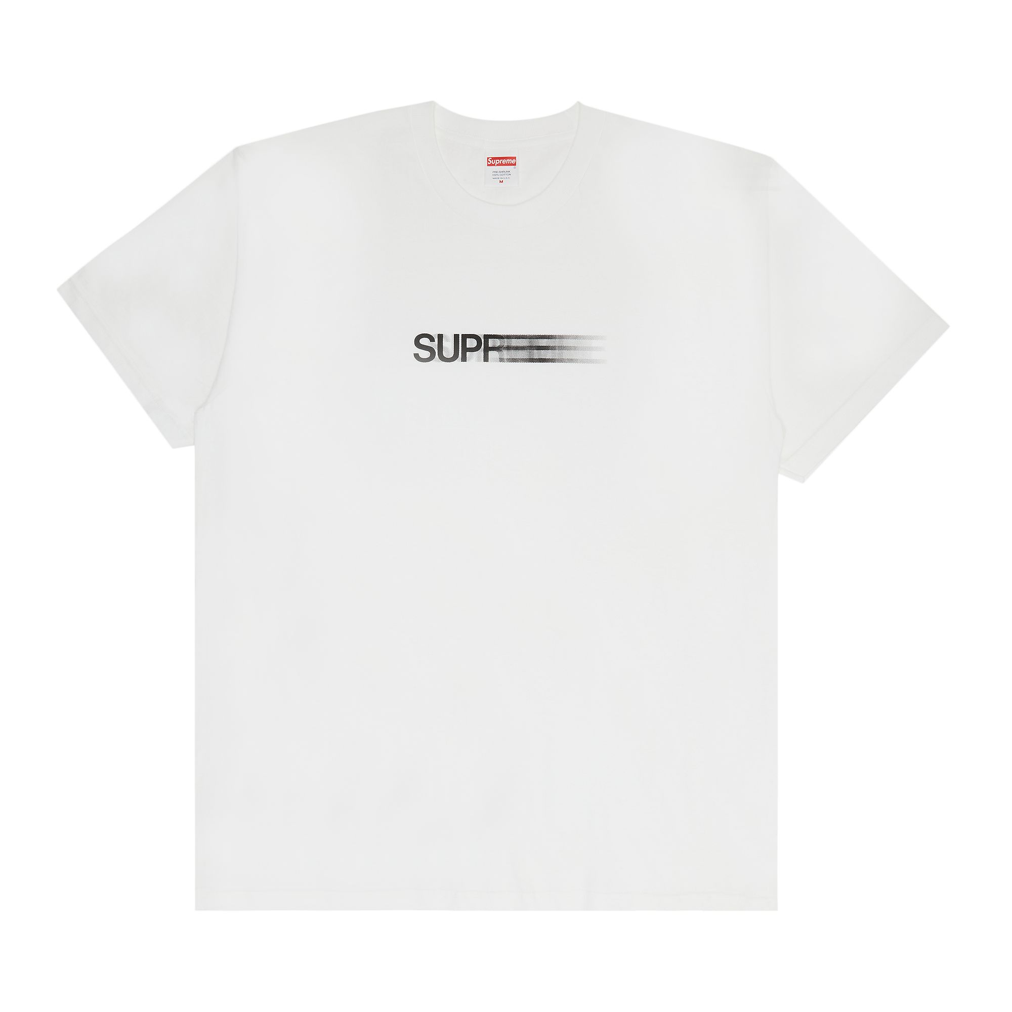 SUPREME SUPREME MOTION LOGO TEE 'WHITE'