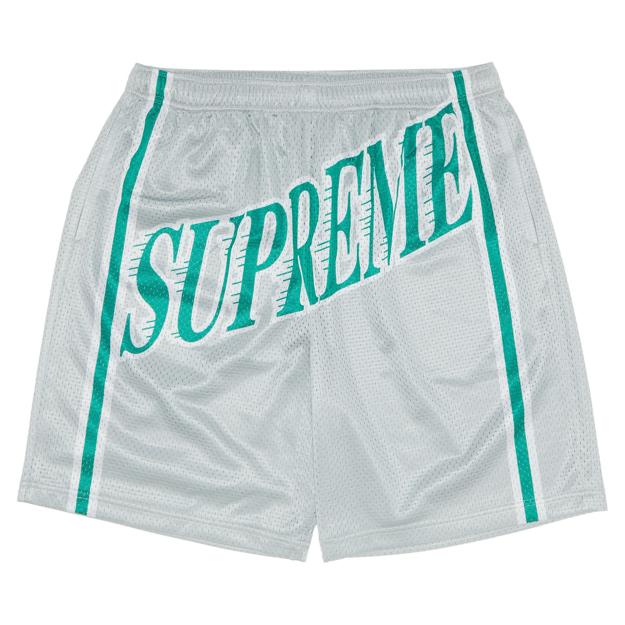 SUPREME SUPREME SLAP SHOT BAGGY MESH SHORT 'GREY'