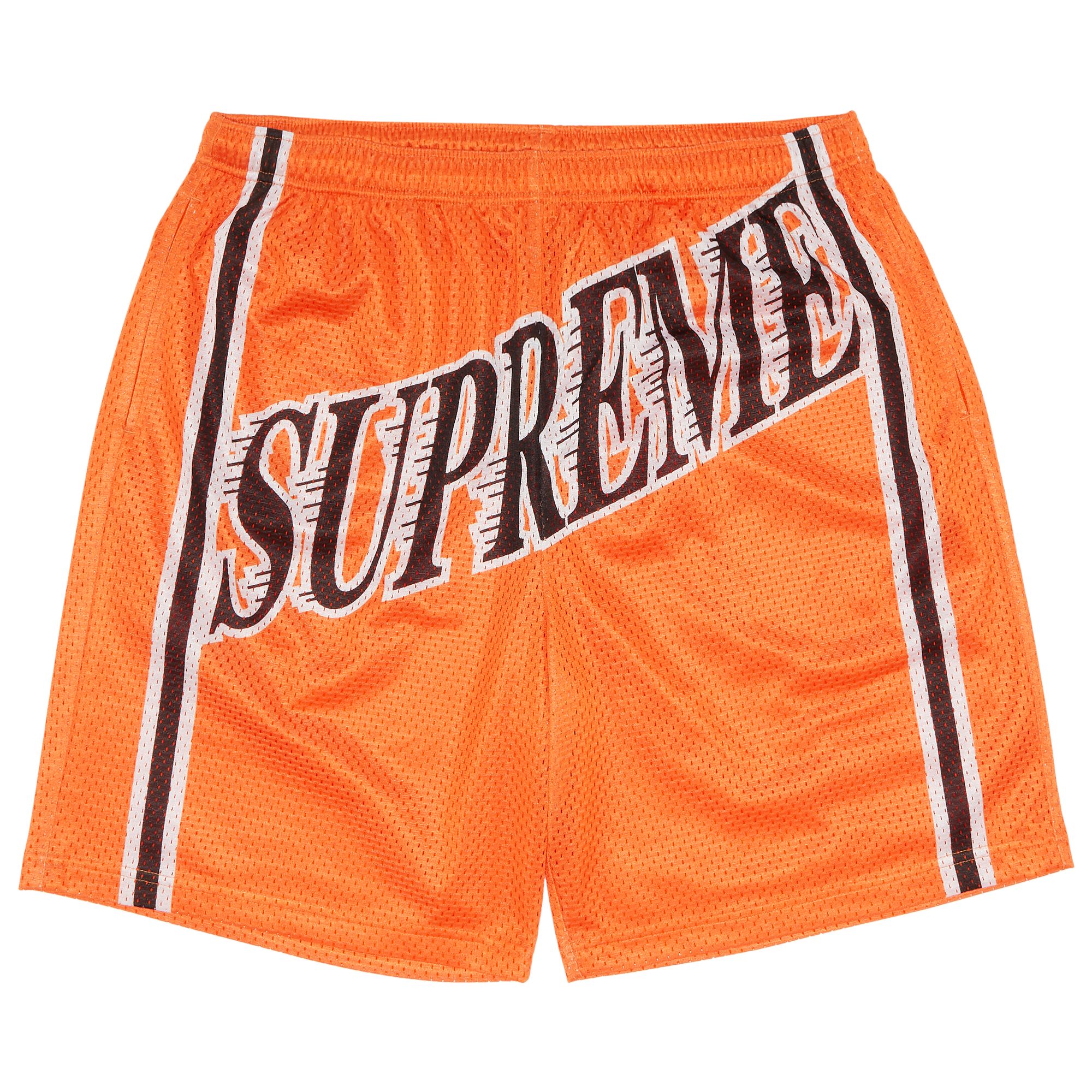 SUPREME SUPREME SLAP SHOT BAGGY MESH SHORT 'ORANGE'