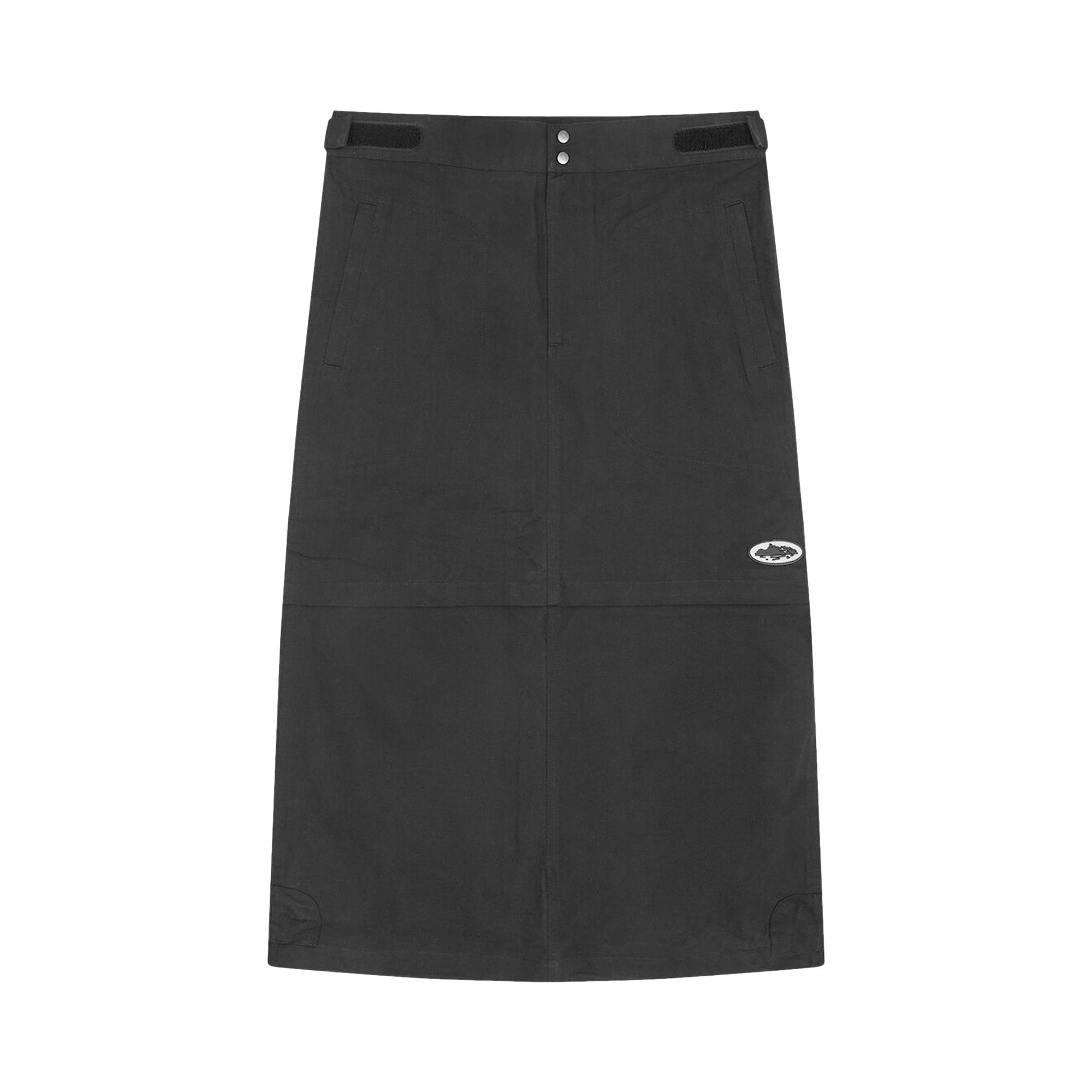 Pre-owned Corteiz Storm Cargo Skirt 'black' | Women's Size Xs