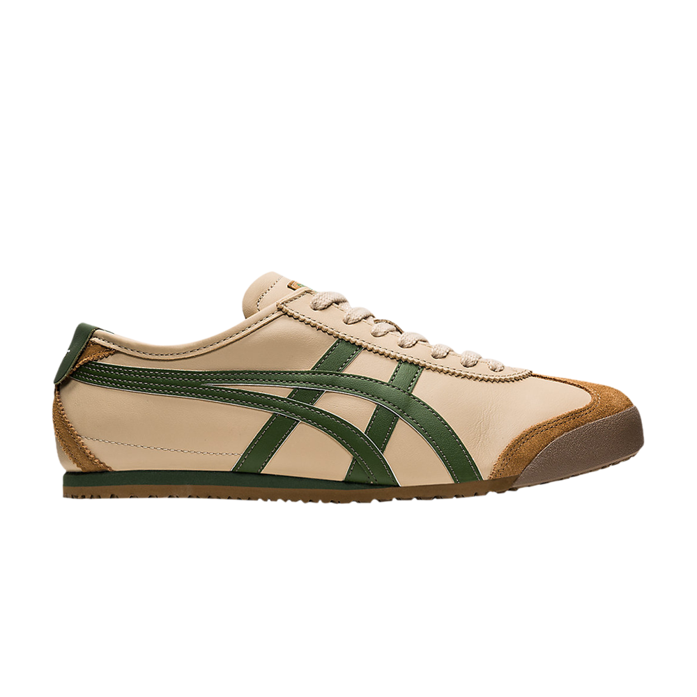 Pre-owned Onitsuka Tiger Mexico 66 'beige Grass Green' In Tan