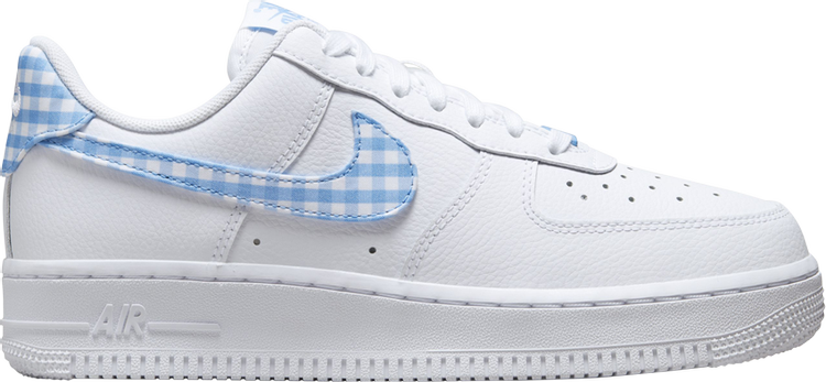 Air Force 1 Low Gingham DZ2784-101 White Blue - SoleSnk