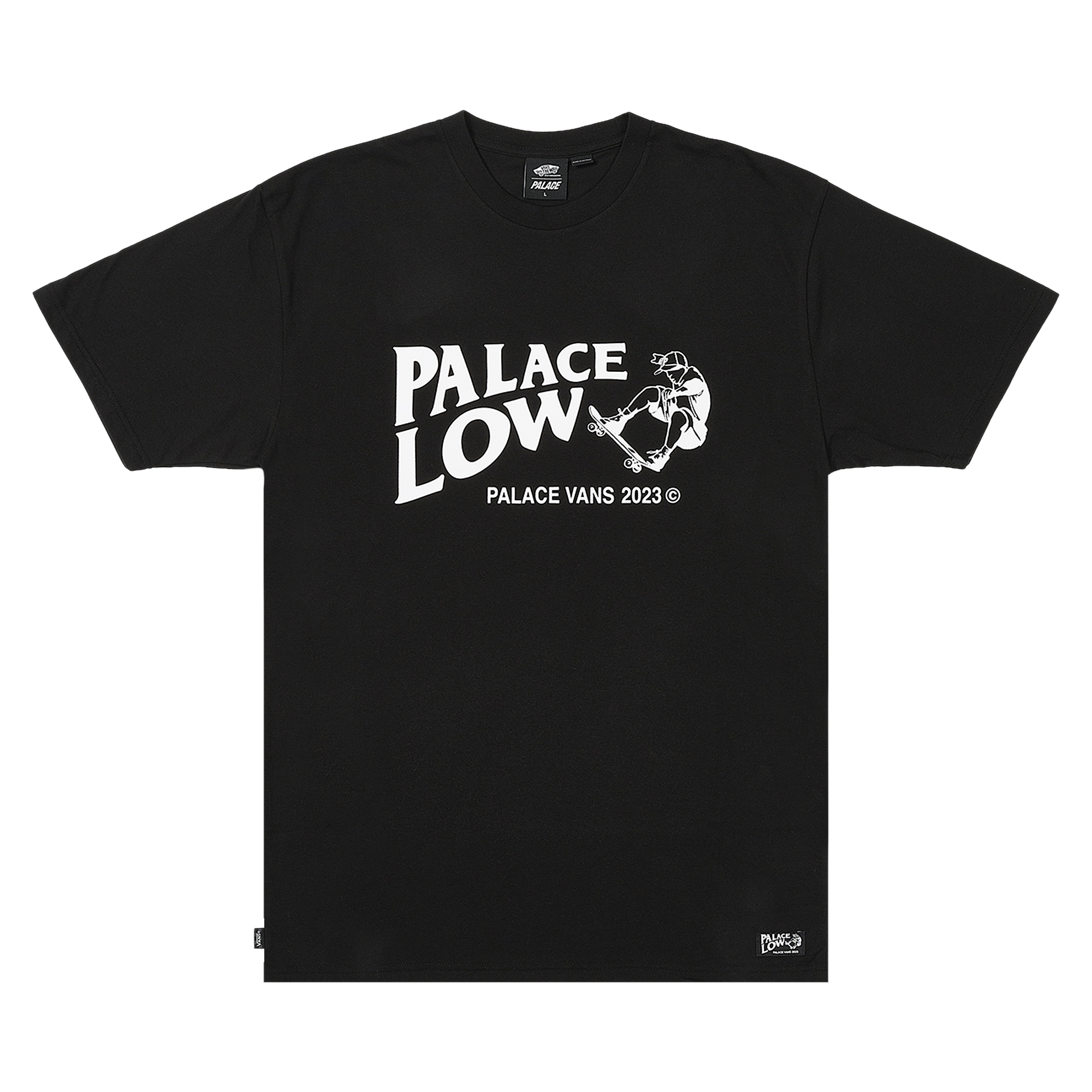 Pre-owned Palace X Vans Low T-shirt 'black'