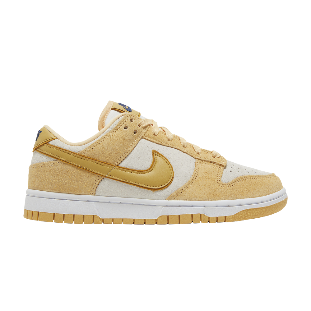 Pre-owned Nike Wmns Dunk Low Lx 'gold Suede' In Tan