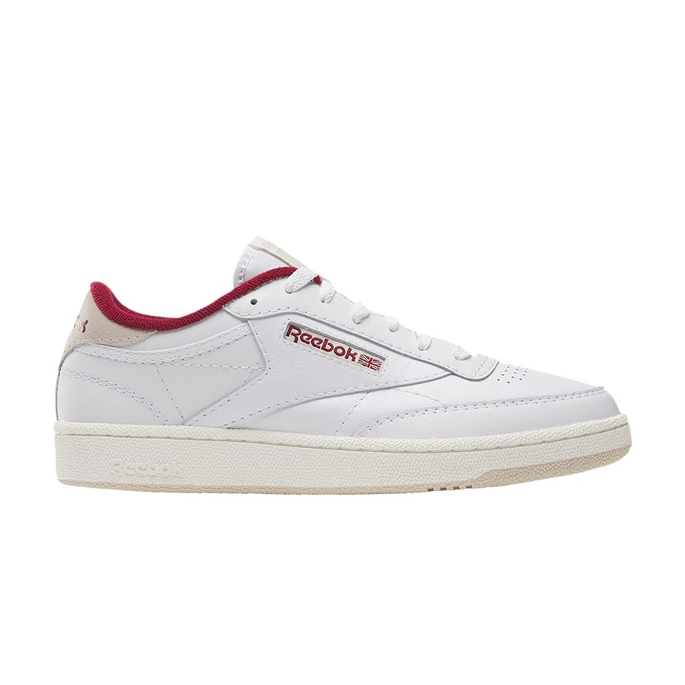REEBOK CLUB C 85 'WHITE CLASSIC MAROON'