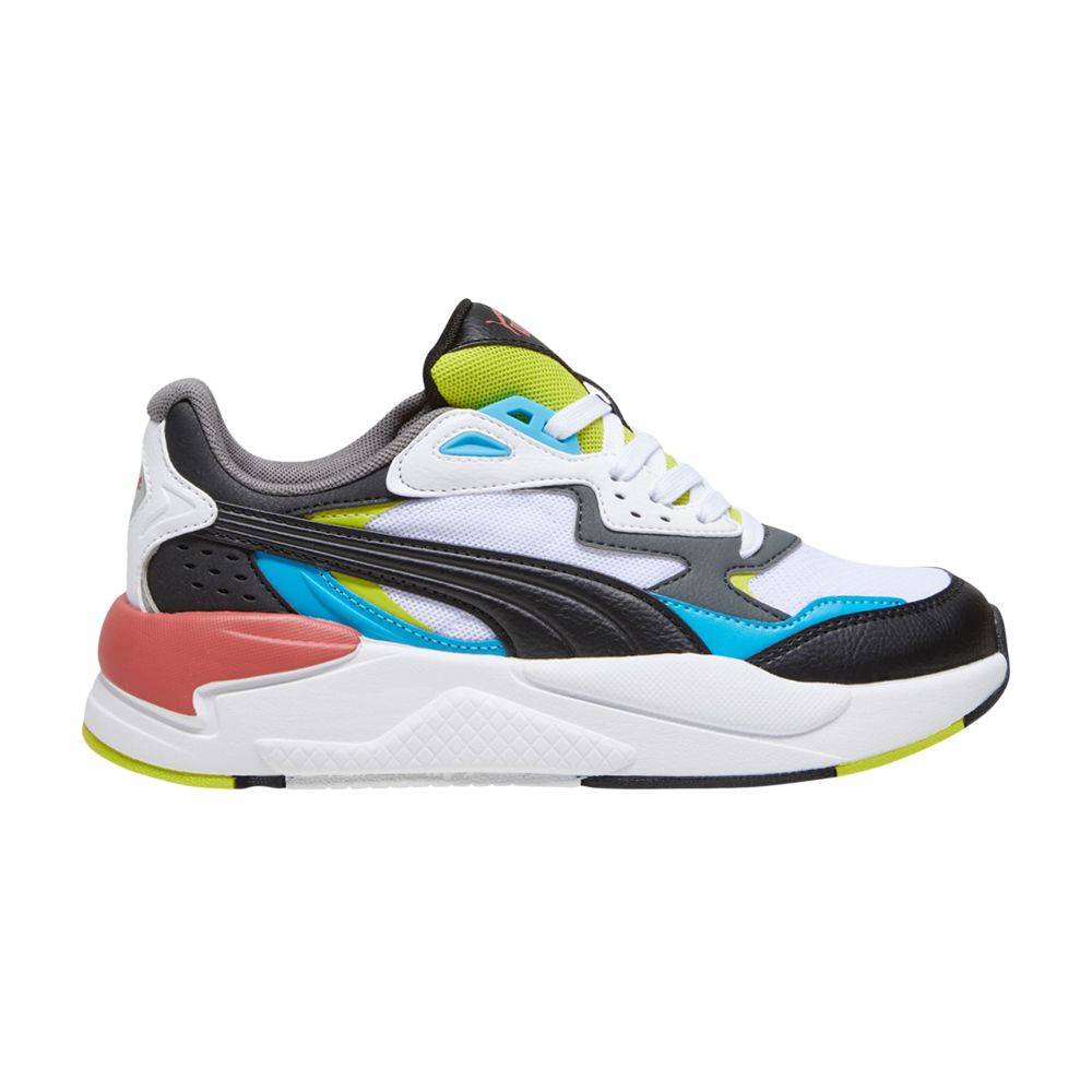 Pre-owned Puma X-ray Speed Big Kid 'white Multi-color' | Kid's Size 4