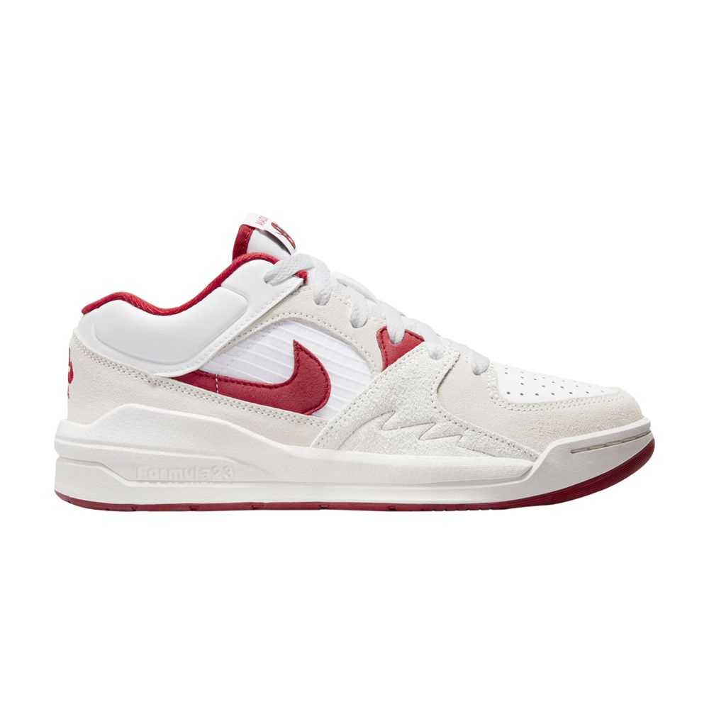 Pre-owned Air Jordan Jordan Stadium 90 Gs 'white Varsity Red' | Kid's Size 6.5