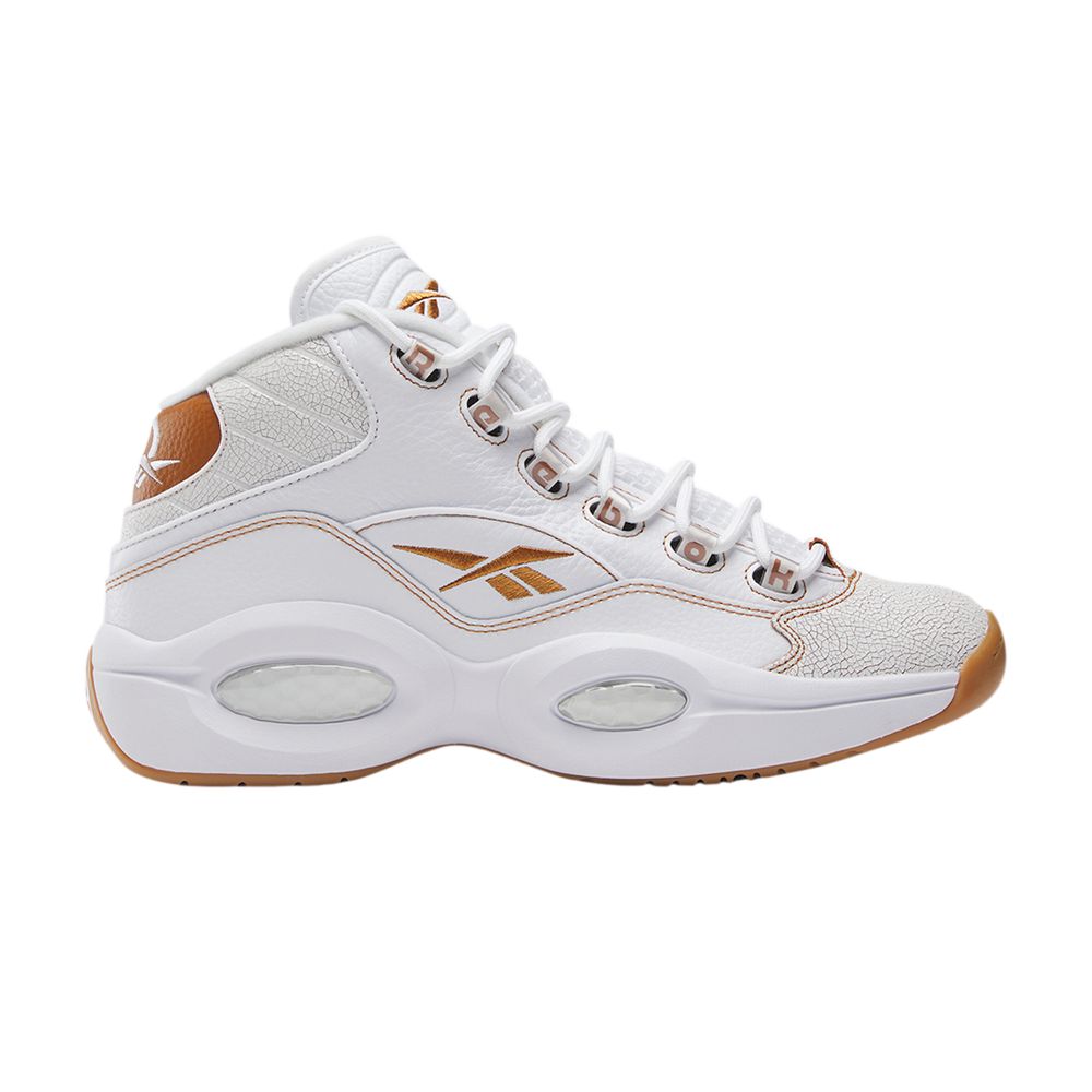 Reebok Question Mid 'Tobacco' | White | Men's Size 9.5