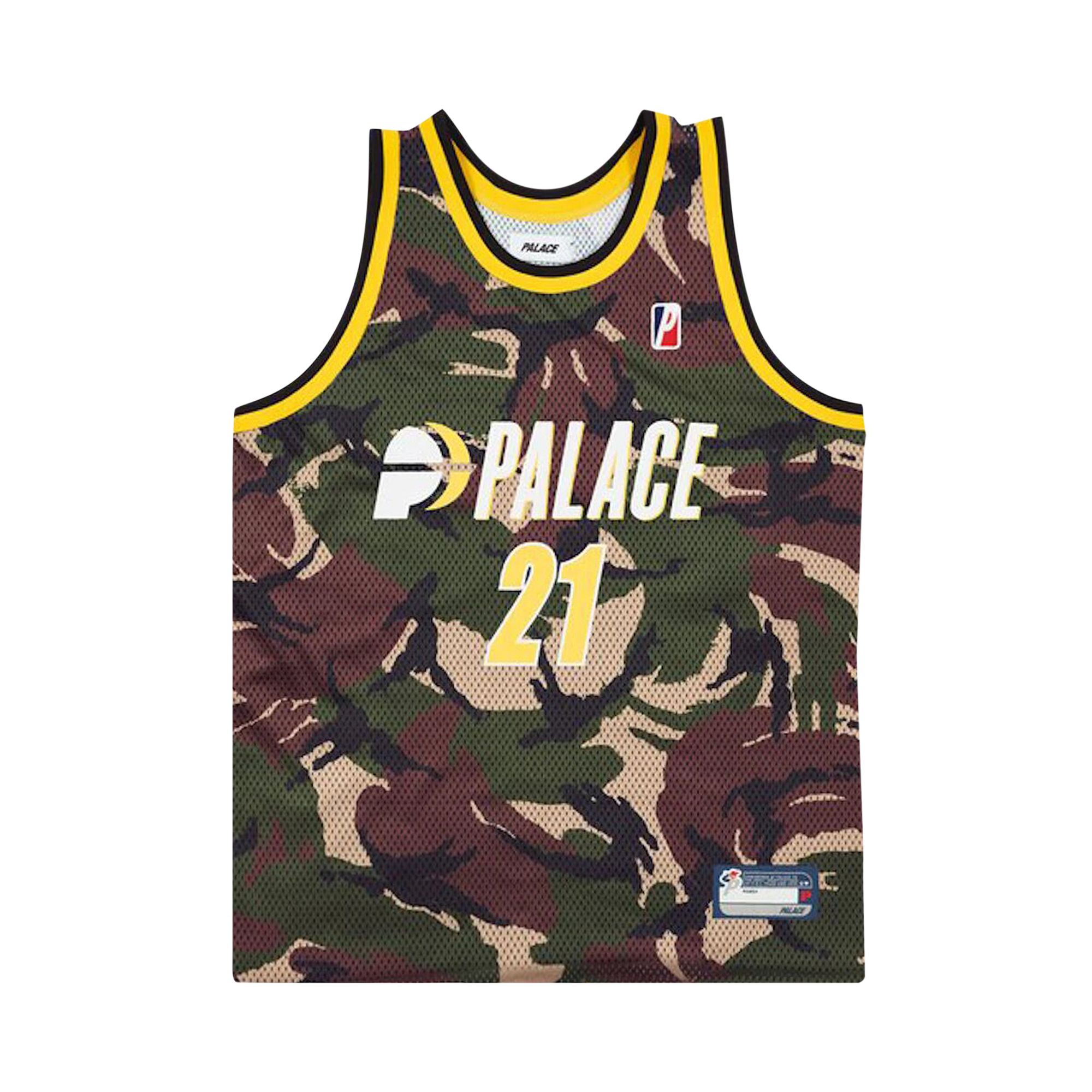 Pre-owned Palace Ps Vest 'camo' In Multi-color
