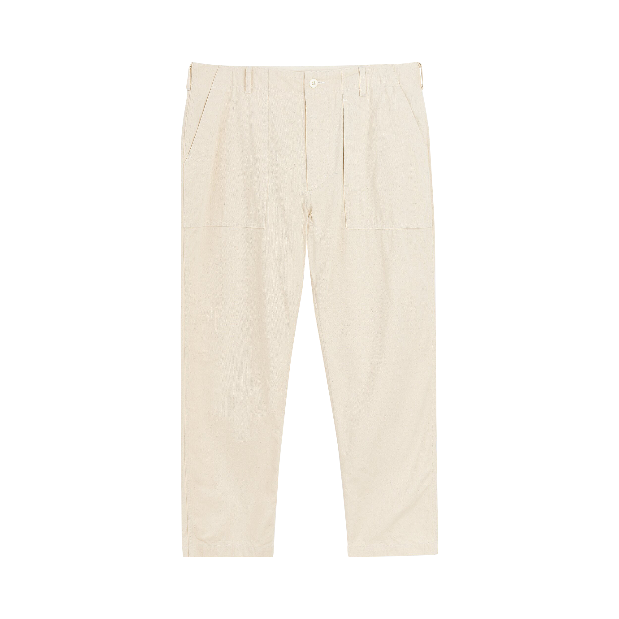 Pre-owned Engineered Garments Fatigue Pants 'natural' In Cream