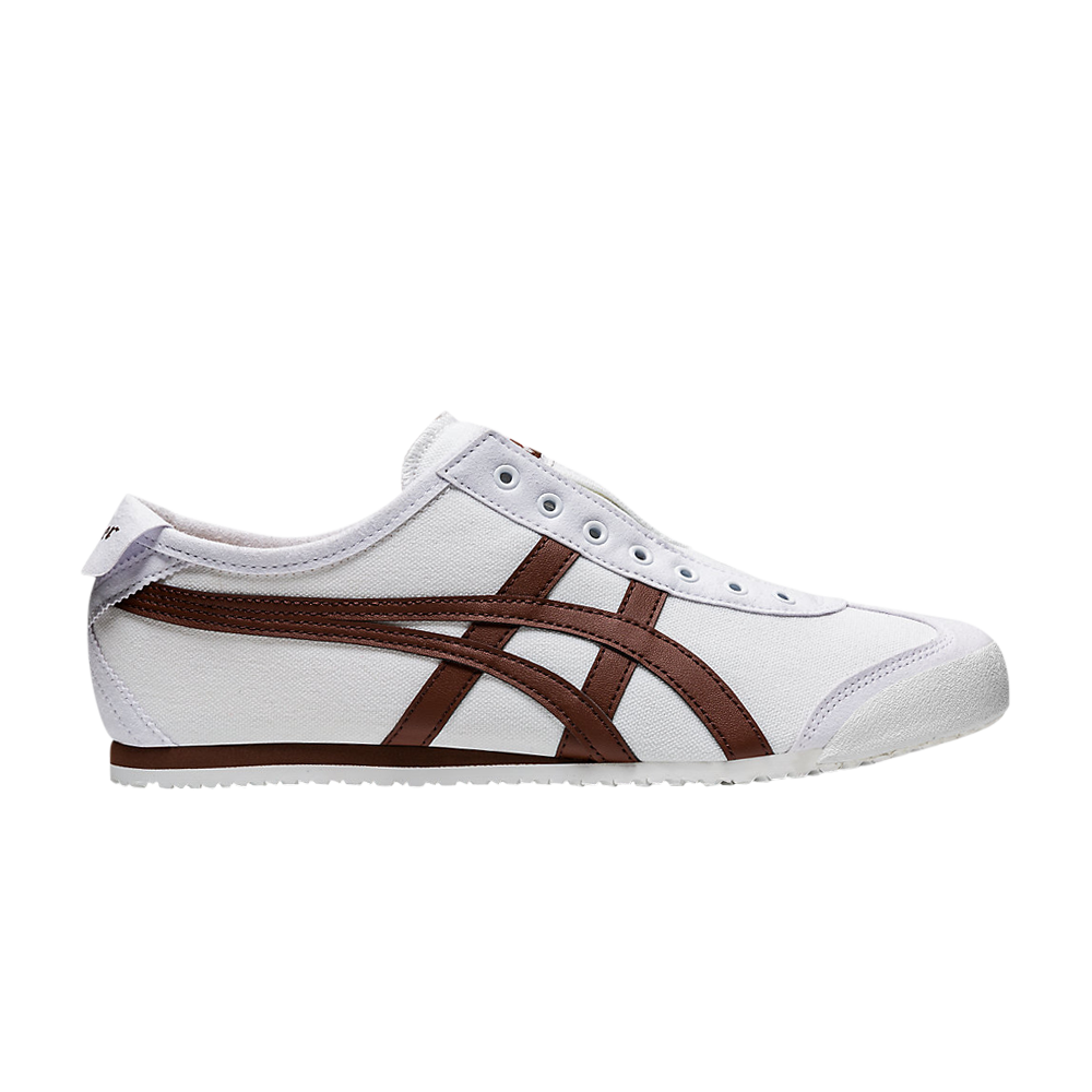 Pre-owned Onitsuka Tiger Mexico 66 Slip-on 'white Reddish Brown'
