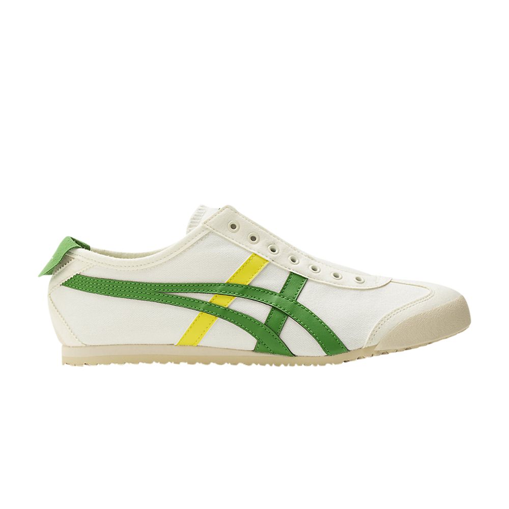 Click to view more detailed imagery on our partner's website Pre-owned Onitsuka Tiger Mexico 66 Slip-on 'cream Spinach Green'