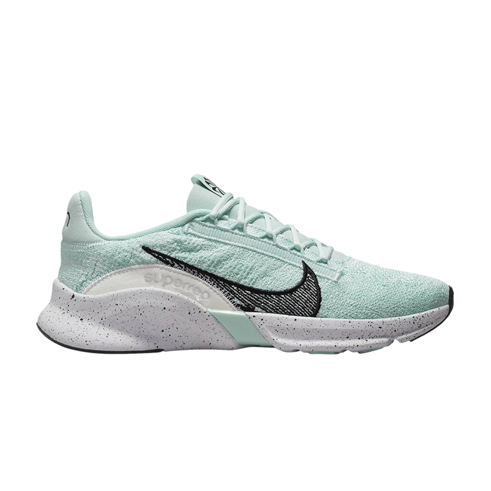 Pre-owned Nike Wmns Superrep Go 3 Flyknit Next Nature 'jade Ice' In Blue