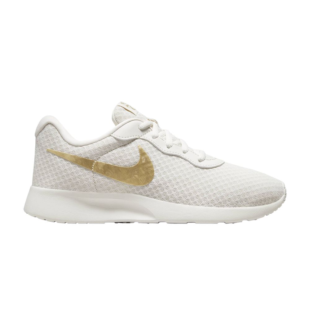 Pre-owned Nike Wmns Tanjun Ease 'phantom Metallic Gold' In White