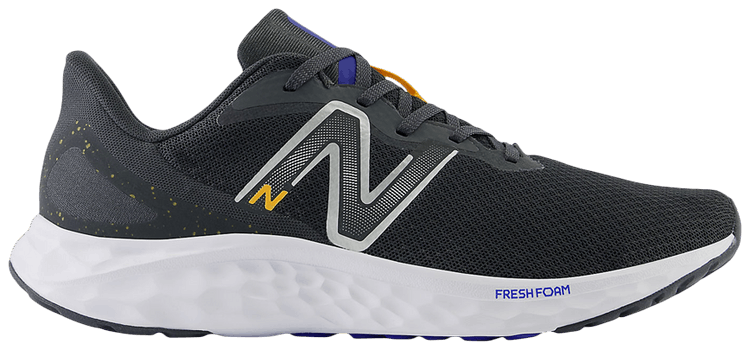 New Balance Fresh Foam Arishi v4 4E Wide Blacktop Hot Marigold