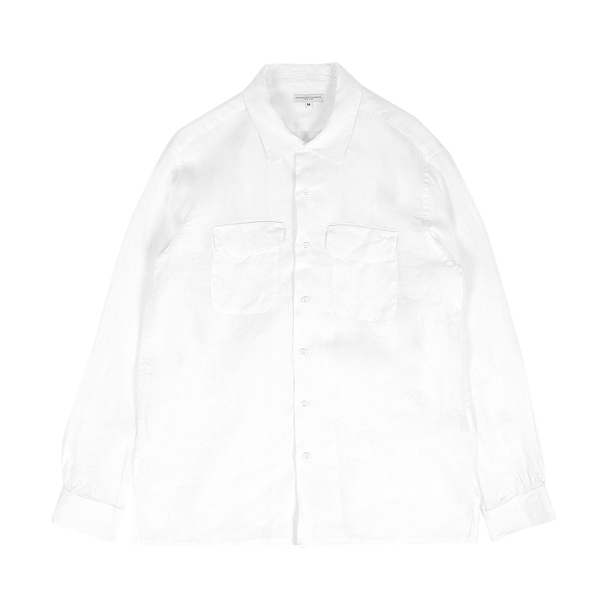 Pre-owned Engineered Garments Handkerchief Shirt 'white' | Men's Size L