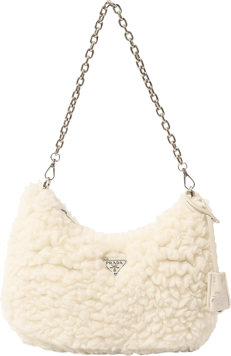 Prada Re-Edition 2005 shearling shoulder bag