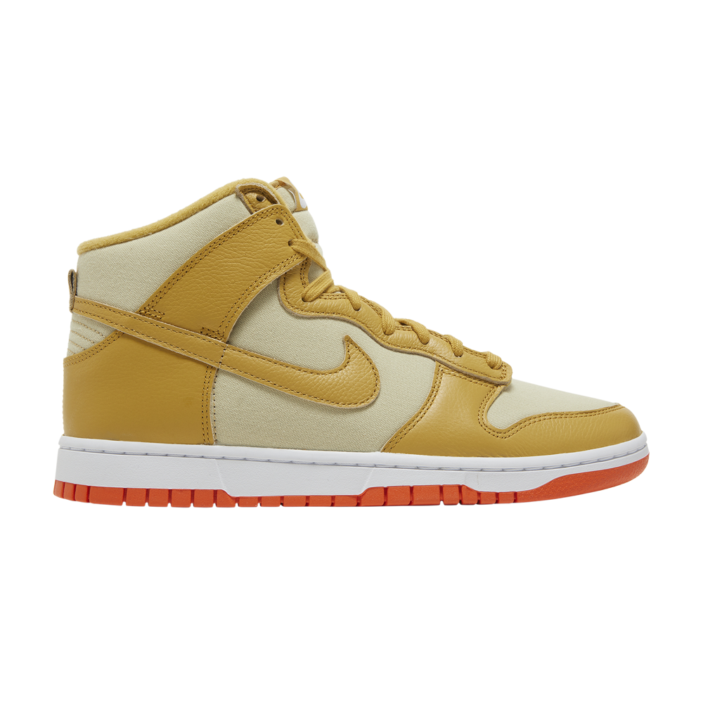 Pre-owned Nike Dunk High 'wheat Gold' In Tan