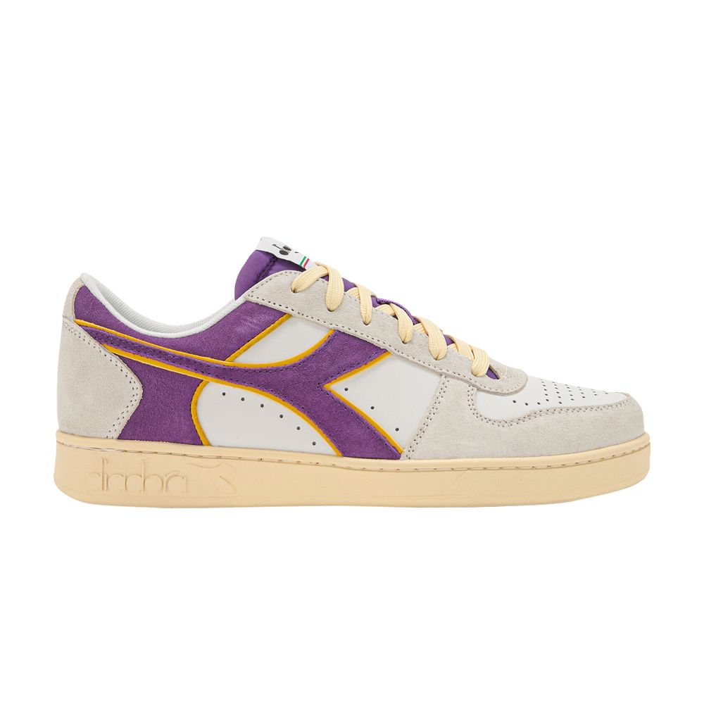 Diadora Magic Basket Low 'White Deep Lavander' | Men's Size 12 - 501-178565-C3335