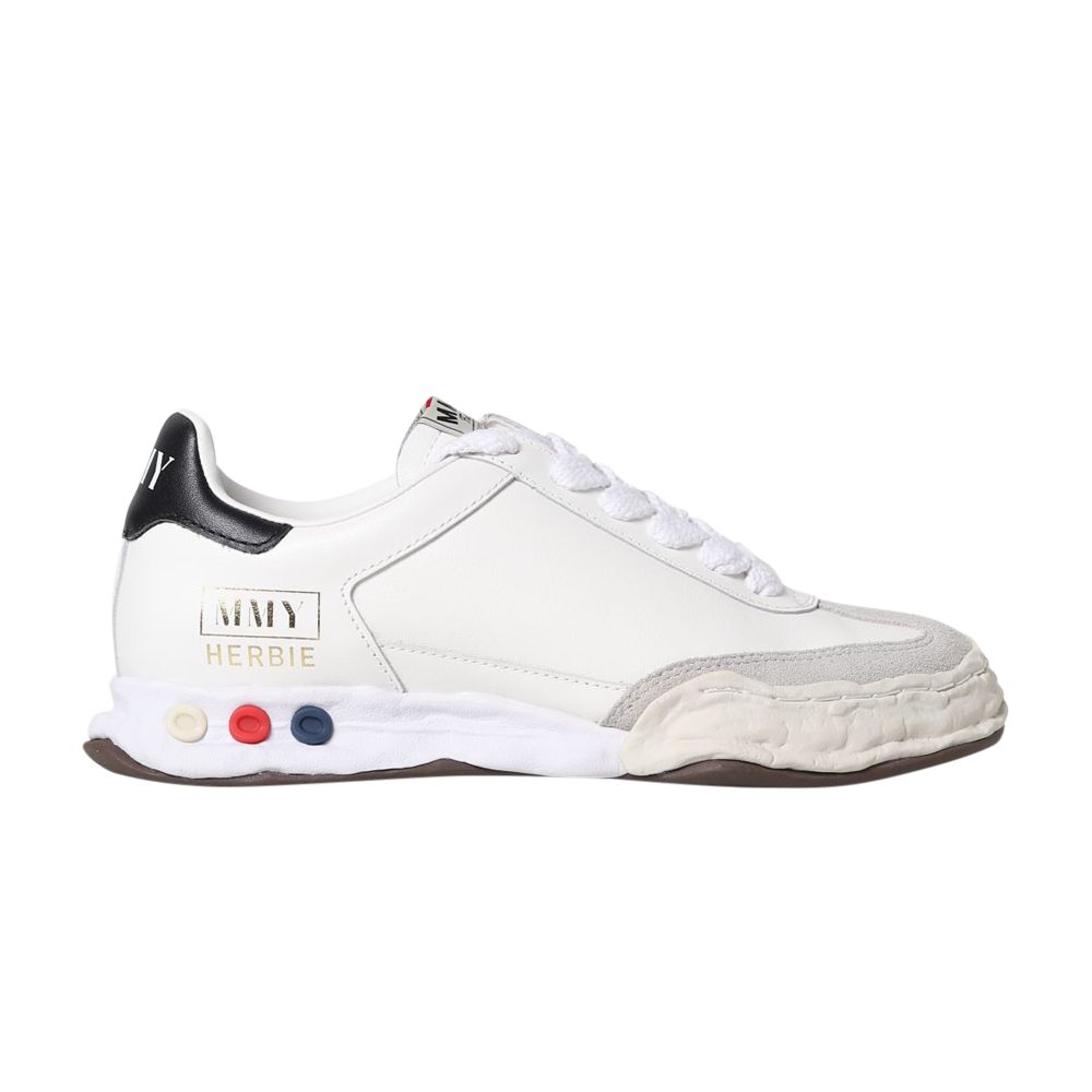 Pre-owned Miharayasuhiro Maison Mihara Yasuhiro Maison Mihara Yasuhiro Herbie Og Sole Leather Low 'white' | Men's Size 41