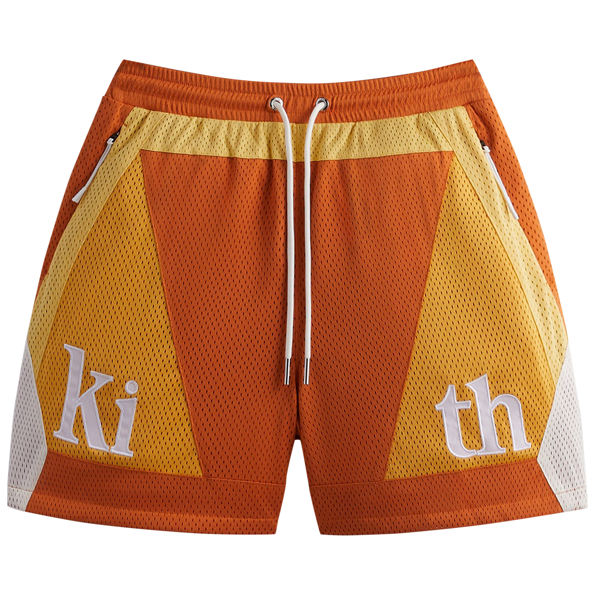 Pre-owned Kith Mesh Turbo Shorts 'aura' In Multi-color