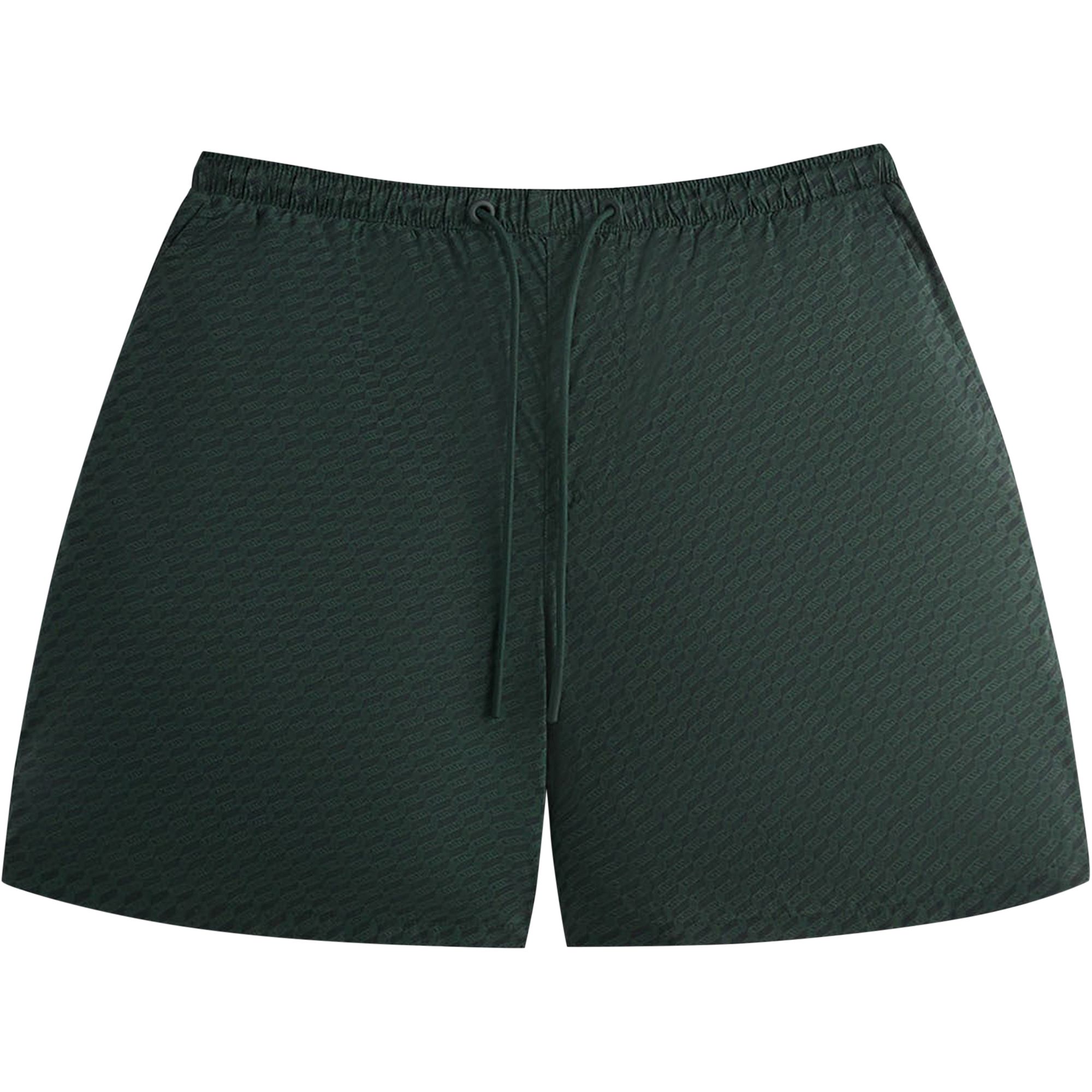 Pre-owned Kith Monogram Collins Swim Short 'stadium' | Green | Men's Size Xxl